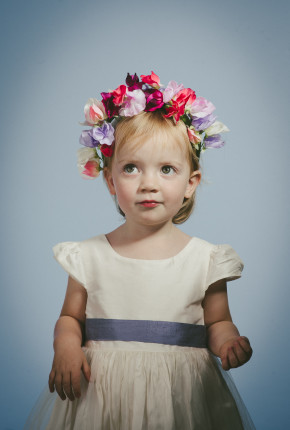 sweetpea floral hairband